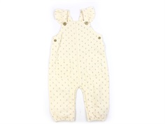 Lil Atelier turtledove floral loose overalls